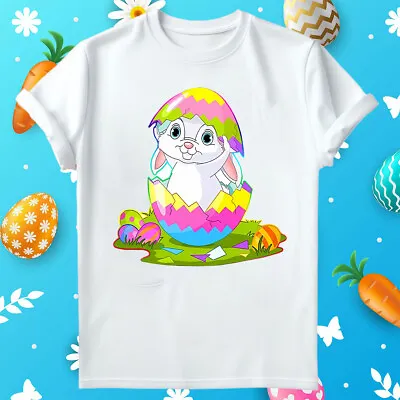Buy Personalised Egg Bunny Hoppy Easter Family Matching T-Shirts Costume Fancy #ED • 14.99£