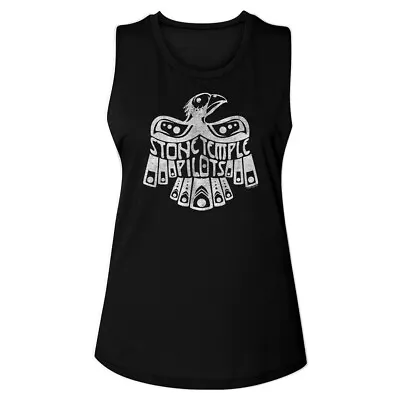 Buy Stone Temple Pilots Eagle Women's Muscle Tank T Shirt Band Merch • 26.03£