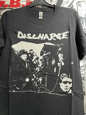 Buy DISCHARGE T.SHIRT Hardcore Punk Gbh Crass Conflict Anwl All Sizes S-XL Gilden • 15£