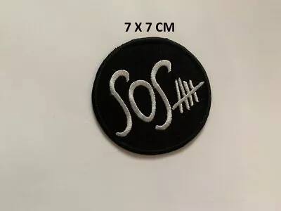 Buy Sos# Music Band Embroidered Patch Badge Iron/sew On Jeans Jacket N-76 • 2.50£