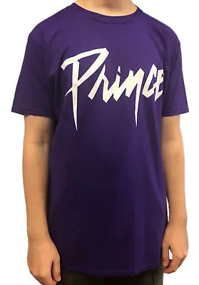 Buy Prince – Purple Rain Name Logo Unisex Official T-Shirt Various Sizes White Text: • 15.99£