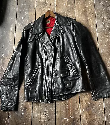 Buy Original 1950s Indian Sportswear Ranger Steerhide Leather Motorcycle Jacket • 495£