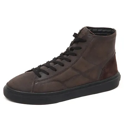 Buy E2814 Sneaker Uomo Brown HOGAN H340 HI TOP H STITCHING Scarpe Shoe Man • 234.65£
