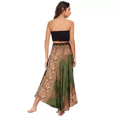 Buy Fashion Boho Maxi Skirt Dancing Costume Gypsy Clothing Hippie Style Dance • 17.77£