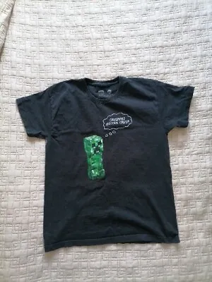 Buy Minecraft Creeper Shirt Size 9-10 Years • 0.99£