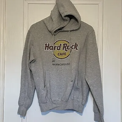 Buy Hard Rock Cafe Manchester Hoodie Size M Vintage Deistressed Classic Merch • 17.99£