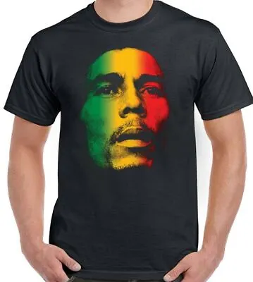 Buy Regge T-Shirt Multi Coloured Face Mens Reggae Jamaica Rasta Unisex Tee Top  • 12.99£