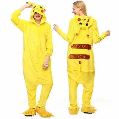 Buy UK Animal Pyjamas Pikachu Onesie11 Kids Cartoon Charmander Costume Pyjama HD • 14.98£