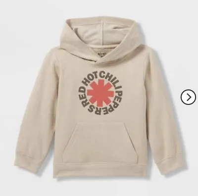 Buy Toddler Boys' Red Hot Chili Peppers Hooded Sweatshirt - Beige • 7.87£