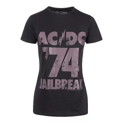 Buy Official AC/DC 74 Jailbreak T-Shirt (Black) • 18.99£