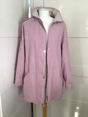Buy Katherine Hammond Pink Detatachable Hood Jacket Size 14 • 4.50£
