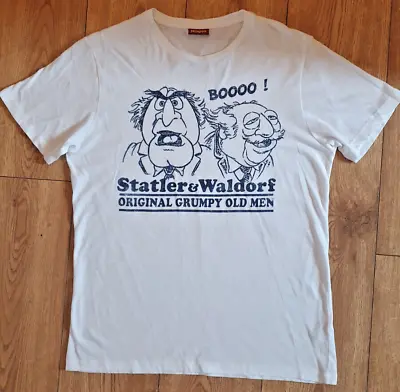 Buy The Muppets Statler Waldorf Grumpy Old Men Top T Shirt Size M Burton Used • 9.99£