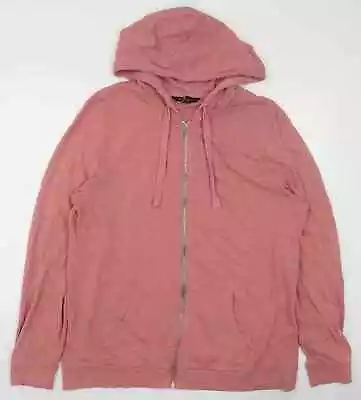 Buy *long Tall Sally* Womens Marl Pink Full-zip Hoodie Sweatshirt: Uk  L-16-18-20 • 8.95£