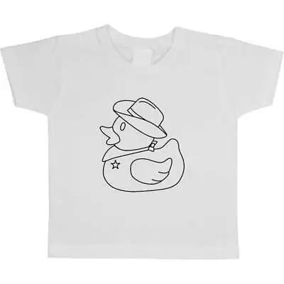 Buy 'Cowboy Duck' Children's / Kid's Cotton T-Shirts (TS008122) • 5.99£