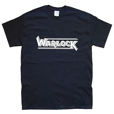 Buy WARLOCK T-SHIRT Sizes S M L XL XXL Colours Black White Doro • 15.59£