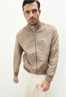 Buy Reserved Bomber Jacket Light Neutral Beige Taupe Size S Brand New Rrp £49 • 12£