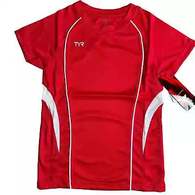 Buy Tyr Womens Alliance Tech Tee Tshirt - Textured Red - Size XS - $34 • 17£