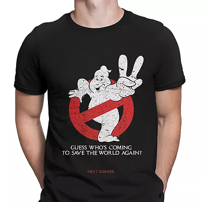 Buy Halloween T-Shirt Ghostbusters Movie Poster Scary Spooky Mens T Shirts Top #HD3 • 6.99£