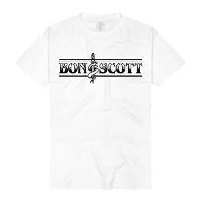Buy Bon Scott Snake Logo Official Merchandise T-shirt M/L/XL/2XL - New • 21.80£