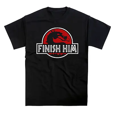 Buy Finish Him Mortal Jurassic Inspired T-Shirt • 12.95£
