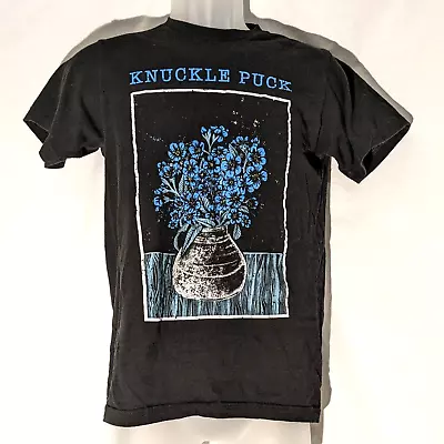 Buy Knuckle Puck T-Shirt, Youth Small, Chicago Pop Punk Band, Rare Black Logo Tee • 25.02£