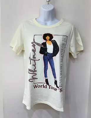 Buy Women’s Whitney Houston The Moment Of Truth Tour Shirt, Ivory, Small • 12.34£