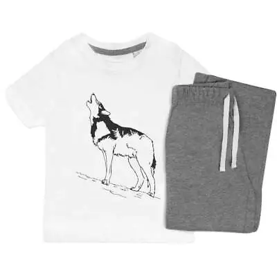 Buy 'Howling Wolf' Kids Nightwear / Pyjama Set (KP012831) • 14.99£