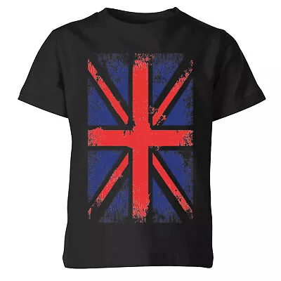 Buy Personalised Union Jack British Flag Great Britain Kids T-Shirt Top  #P1#OR • 7.59£