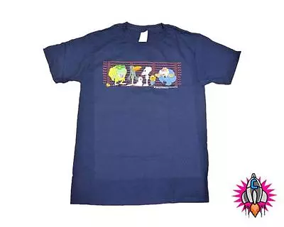 Buy Official Danger Mouse Unusual Suspects Retro Navy Tee T Shirt Small Penfold  • 9.95£