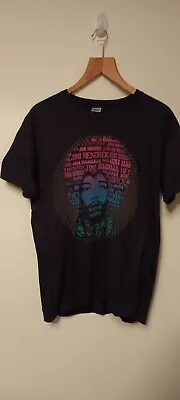Buy Jimi Hendrix T Shirt  Voodoo Child Size Large Gildan Soft Style 100% Cotton • 16£