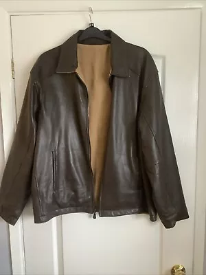 Buy Weatherproof Men’s Leather Jacket, Brown, M. NEVER WORN • 28£