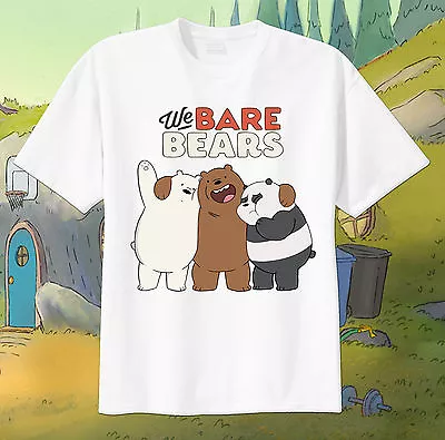 Buy We Bare Bears HUGS Tshirt Personalize Birthday Gift Tee, Custom, NEW Tv Show ICE • 8.43£