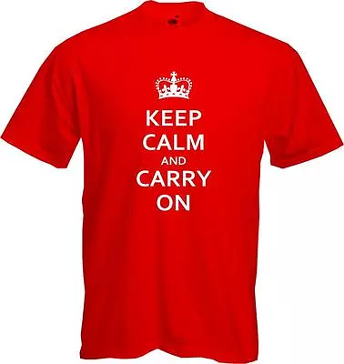 Buy Keep Calm And Carry On - Quality T-shirt • 9.99£