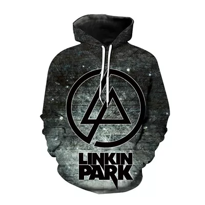 Buy Kids Unisex Linkin Park 3D Hoodies Sweatshirt Pullover Hooded Top Jumper Gift UK • 7.99£