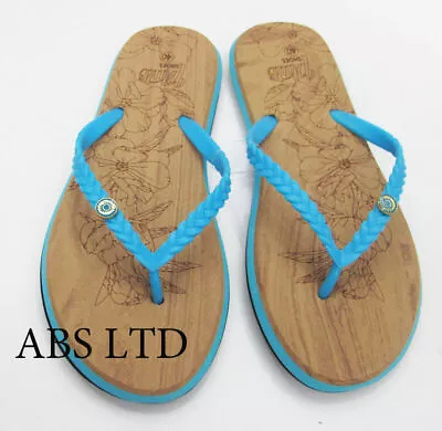 Buy Ladies Anti-Slip Sole Stylish Flip Flops Summer Beach SPA Shoes UK Sizes 3 - 8 • 9.45£