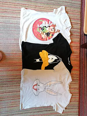 Buy 3x Looney Tunes, Kids T-shirts, Age 8-10 Daffy Duck Bugs Bunny Taz Wile E Coyote • 6£