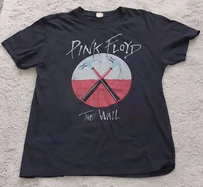Buy Pink Floyd T Shirt Rare Prog Rock Band The Wall Merch Tee Size Large • 12.50£