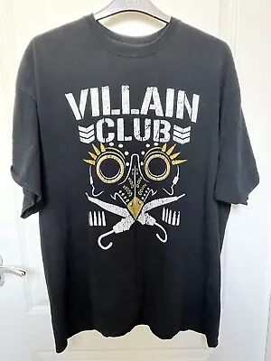 Buy Villain Club Bullet Wrestling T-Shirt XXL Marty Scurll NJPW New Japan Black Top • 9.99£