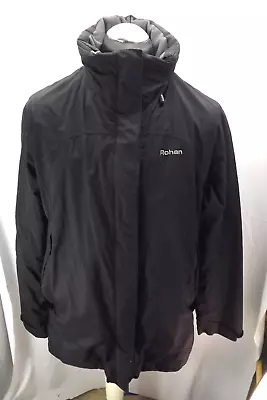 Buy Rohan Barricade Mountain Guide Black  Waterproof Jacket Size L (0216 ) • 25£