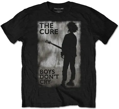 Buy The Cure Boys Dont Cry Poster Black T-Shirt Plus Sizing NEW OFFICIAL • 15.19£