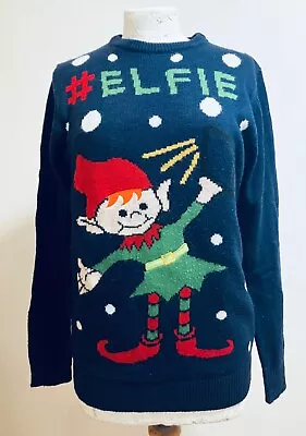 Buy CHRISTMAS Elf Jumper, Unisex Christmas Jumper, Retro Christmas Knit, Seasonal • 9.09£