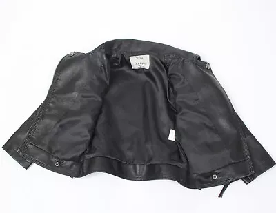 Buy Leather Jacket Cool Baby Girl Motorcycle Biker Coat Age 2-10 Years • 30.99£
