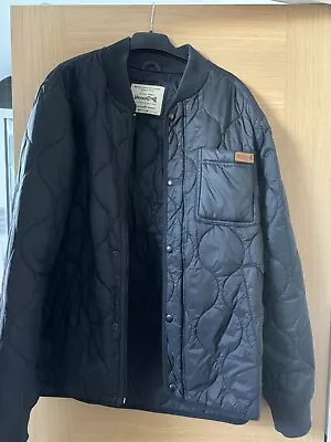 Buy JACK & JONES Mens Quilted Jacket Adult Size Medium Black • 25£