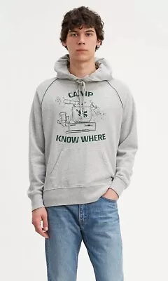 Buy LEVI'S® X STRANGER THINGS CAMP KNOW WHERE HOODIE Rare Sold Out Size S • 50£