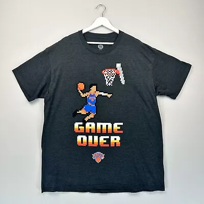 Buy Loot Crate Game Over T Shirt Mens XXL Grey New York Knicks Short Sleeve Cotton • 14.99£