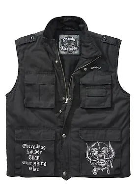 Buy Motorhead Vest Jacket Man Motorcyclist Ranger Black • 98.95£