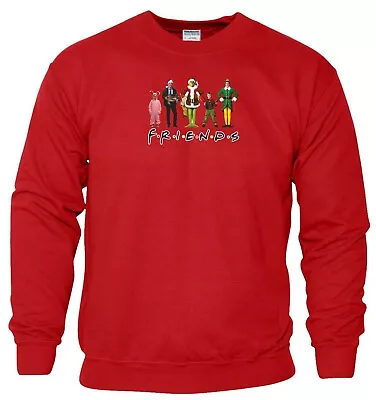 Buy Christmas Friends Sweatshirt Santa Claus Joke Elf Buddy Xmas Gift Men Jumper Top • 15.99£