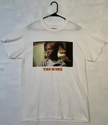 Buy The Wire Official Merch HBO Show Omar Little Character Mens Medium White T Shirt • 18.94£