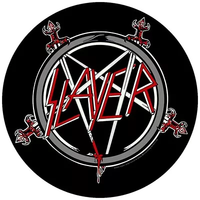 Buy SLAYER BACK PATCH : PENTAGRAM :haunting The Chapel Crest Logo Official Lic Merch • 8.95£