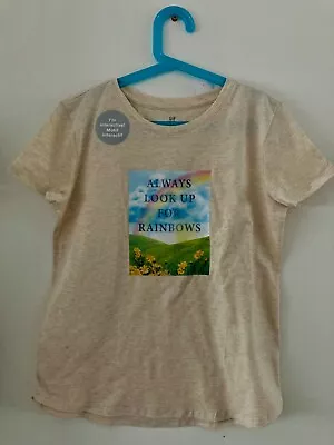 Buy GAP Kids Girls Tshirt XL Cool Rainbow Hologram  • 5£